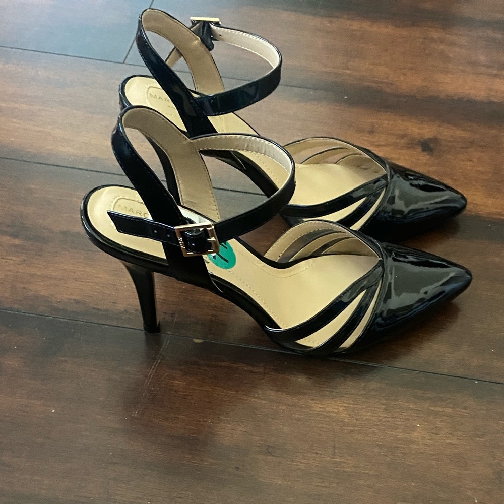 Marc New York Black Patent Leather Women's Heels